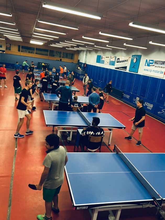 Compétition de tennis de table Compétition de tennis de table