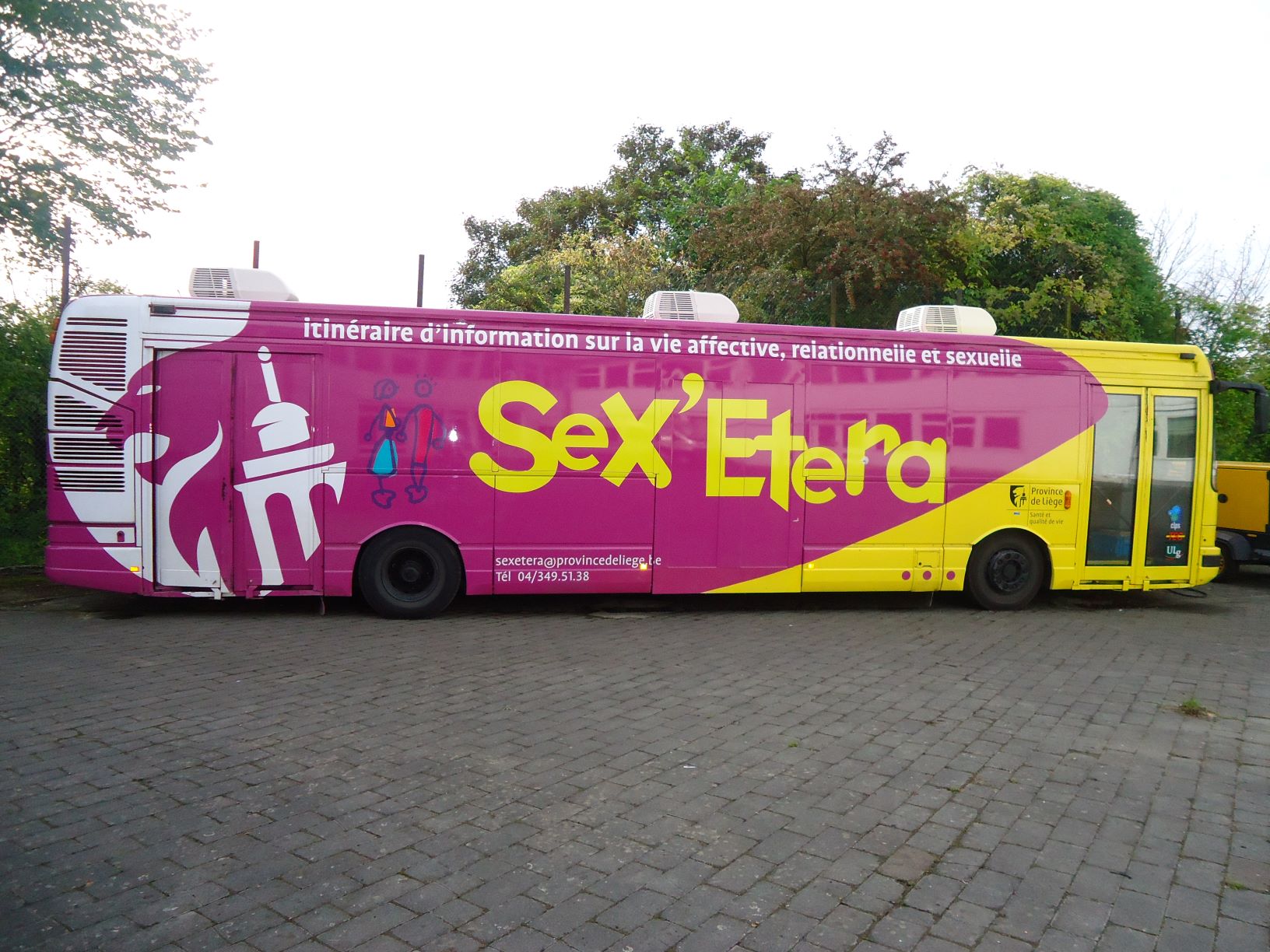 Le bus Sex'Etera sera présent à l'école les 1,2 et 3 avril 2019
