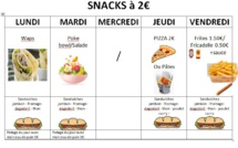 Menu du mois