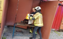 Visite de la caserne des pompiers de Limbourg. 